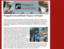 Tablet Screenshot of pompeii-food-and-drink.org